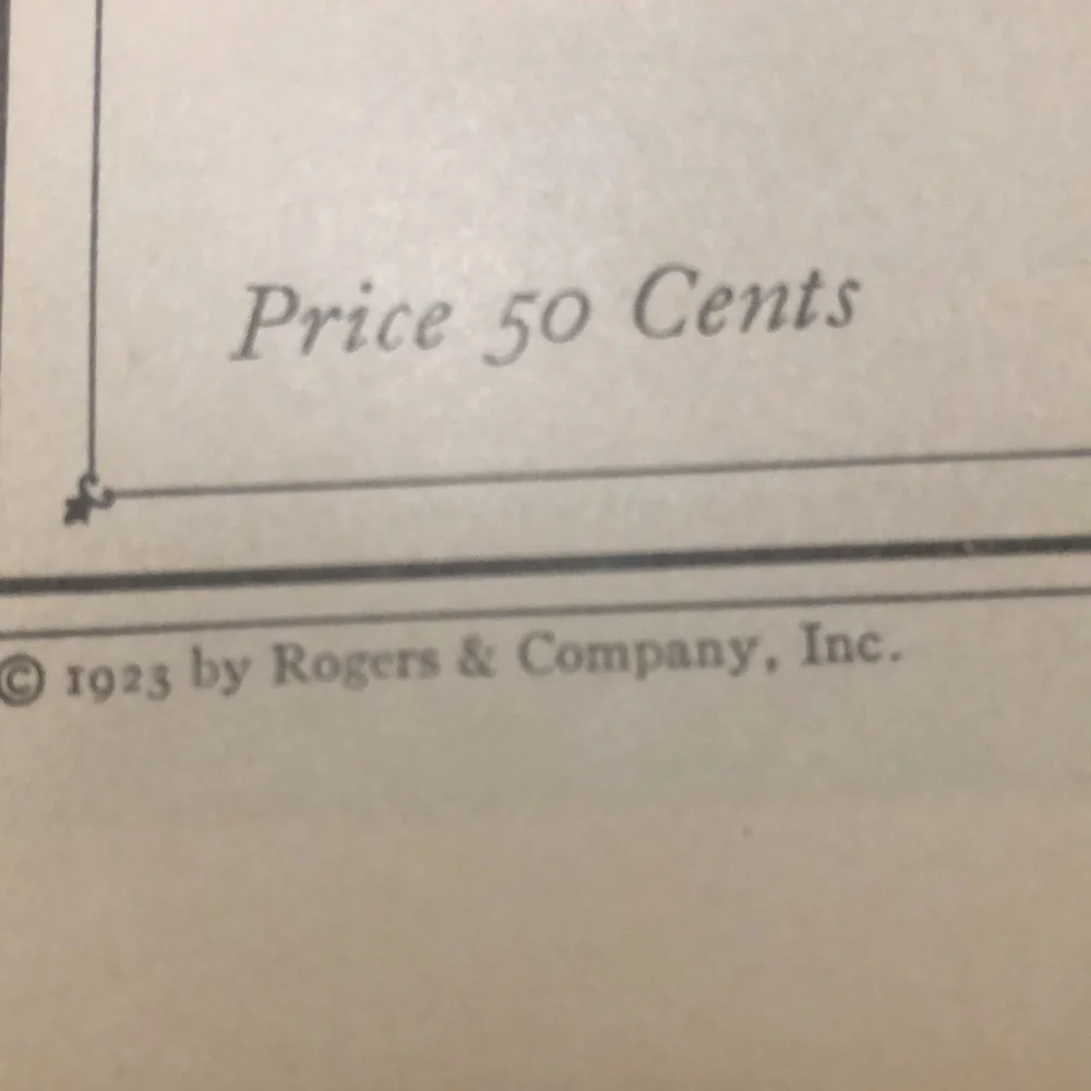 Antique (1923) The Children's Party Book w/ Frances Tipton Hunter Illust…